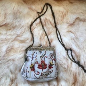 Satin Beaded Special Occasion Purse