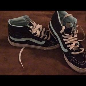 Vans Sk8-Hi Top black& mint green