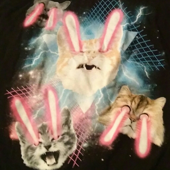 Funny Cat T-shirt - Picture 2 of 2