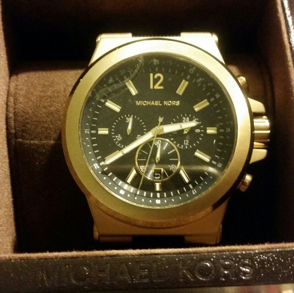 Michael Kors Goldtone Mens Watch