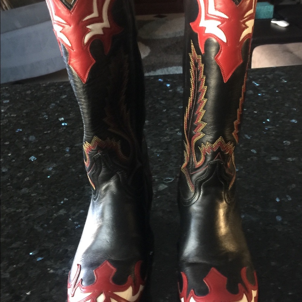 Dan post cowboy boots- worn once