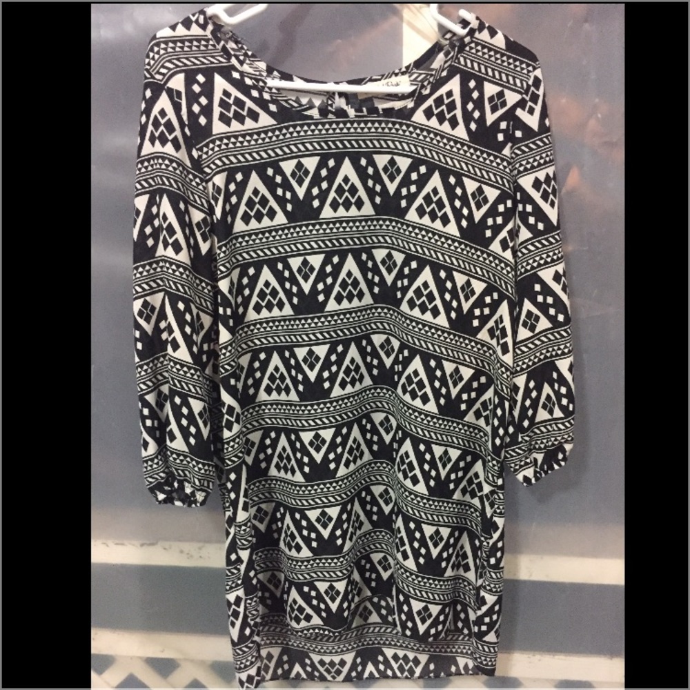 Tribal print dress