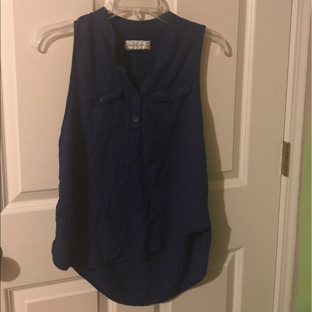 Navy Blue Abercrombie& Fitch Tank
