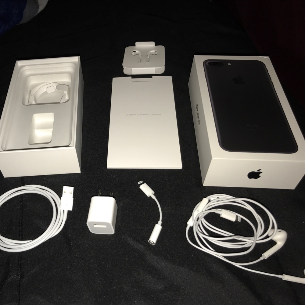 Matte black iPhone 7 plus price negotiable