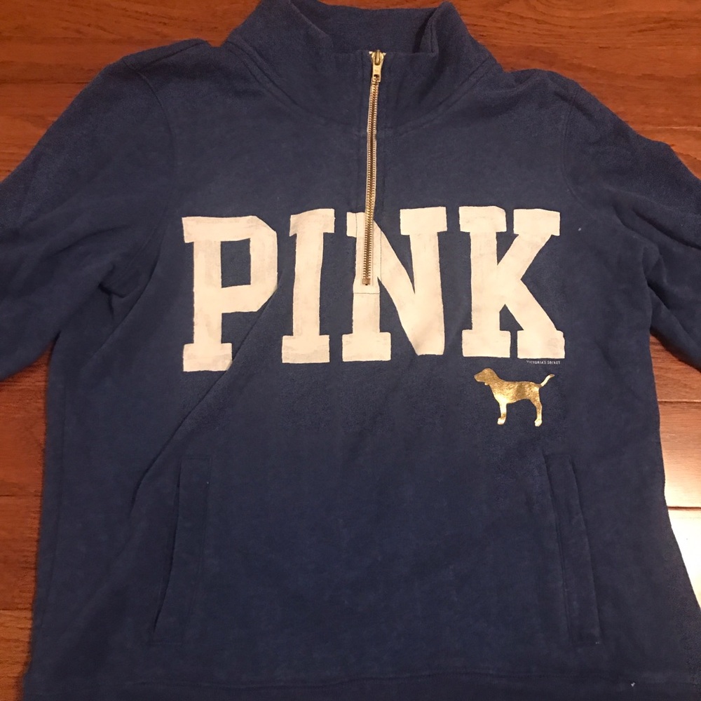 PINK 1/4 zip up