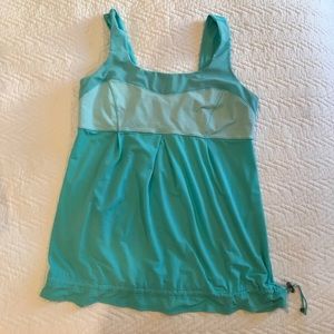 Lululemon Side Tie Tank Top in Blue