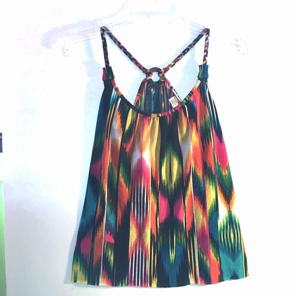Belle Du Jour colored tank top.