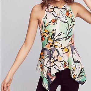 ANTHRO Lucille Peplum Blouse size 6