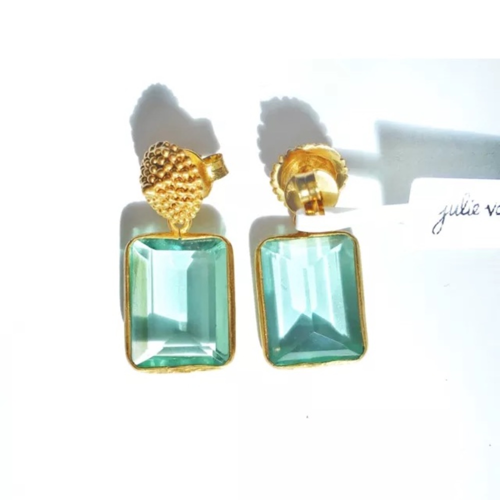 Julie Vos d'argent cap and post earring
