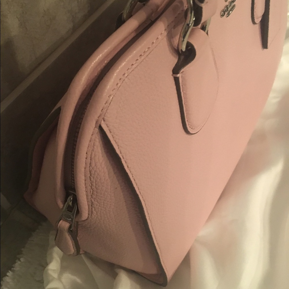 Coach Nolita Handbag in Pale Pink Pebble Leather