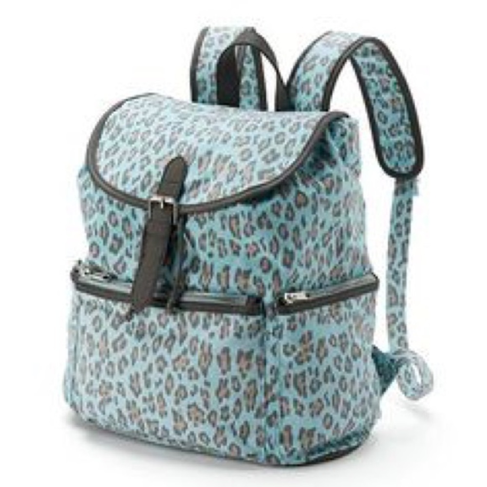Candie's Leopard Print Backpack