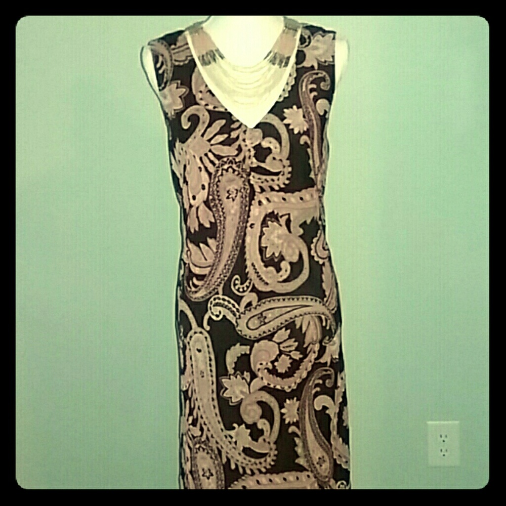 Plus Size Paisley Dress