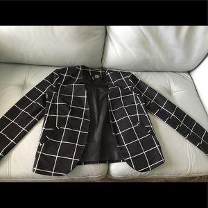 Checkered Blazer