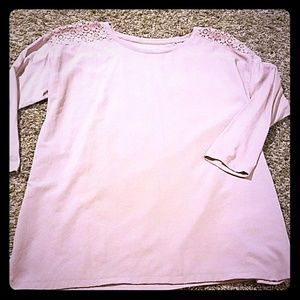 Quarter sleeve cotton top