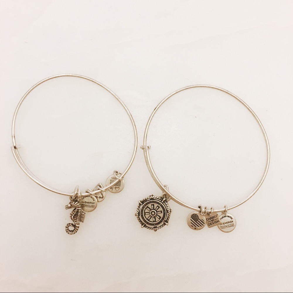 Alex and Ani Silver Bracelets