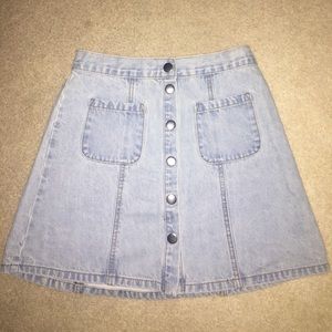 High waisted jean skit from urban outfitters