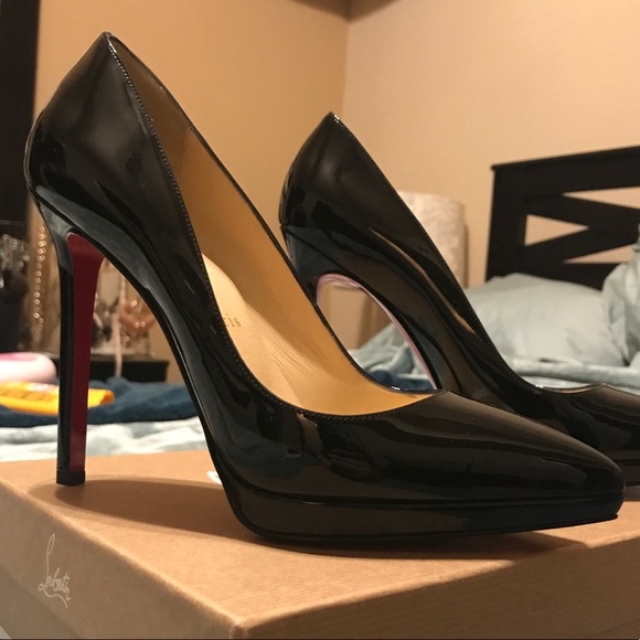 Christian Louboutin Shoes - Christian Louboutin Pigalle Plato 120 Patent Calf