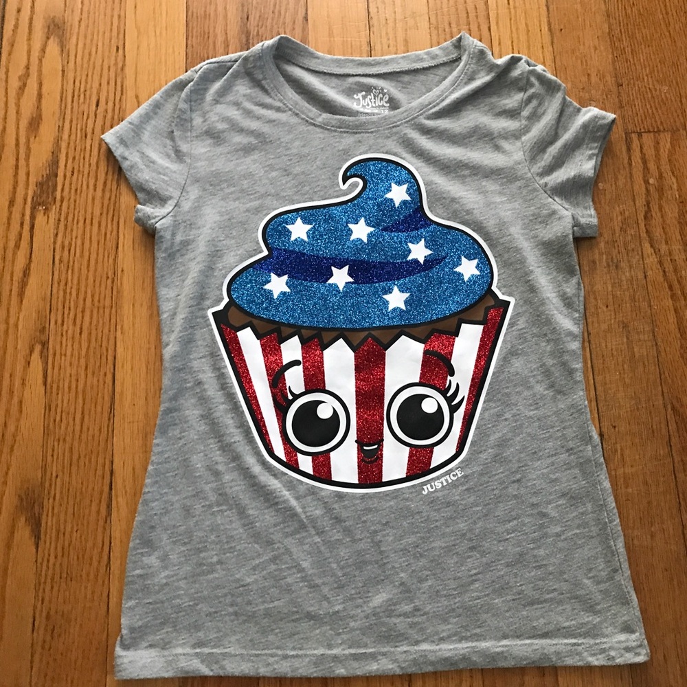 Justice cupcake tshirt