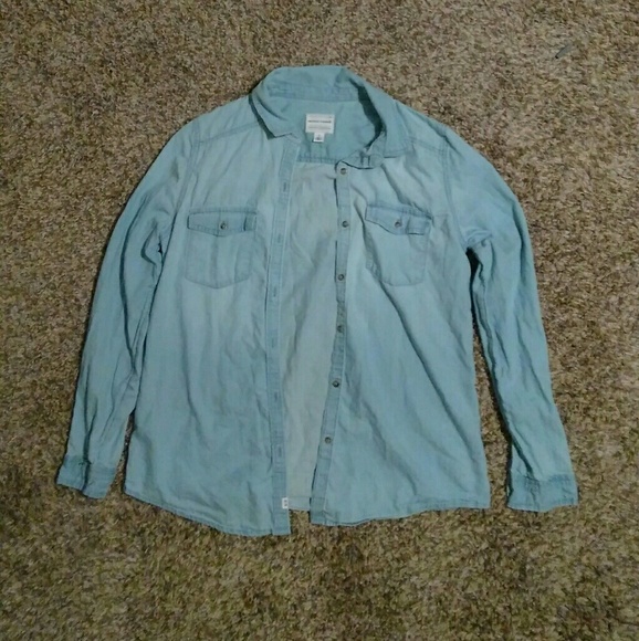 Denim Button Up Shirt - Picture 1 of 3