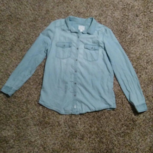 Denim Button Up Shirt - Picture 3 of 3