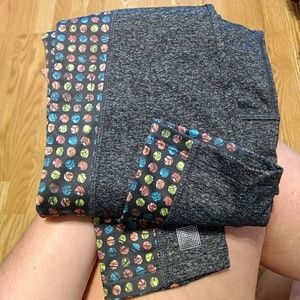 Large LuLaRoe Jordan Workout Leggings