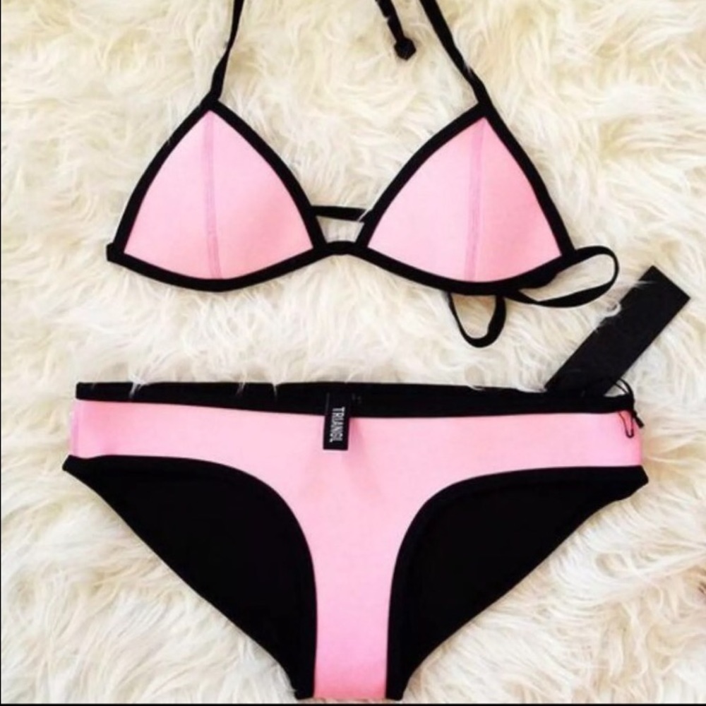 Authentic watermelon pink bikini