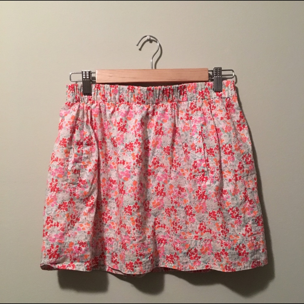 JCREW printed floral Antibes skirt!