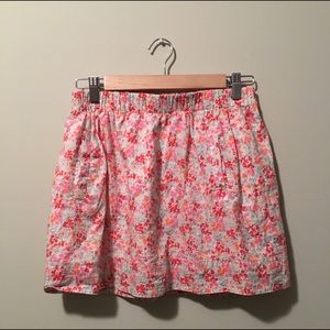 JCREW printed floral Antibes skirt!