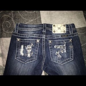 Miss miss signature distressed