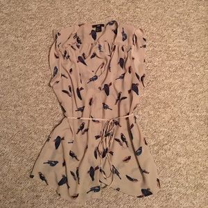 Adorable bird blouse!