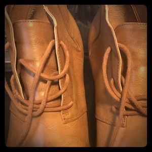 Torrid Brown Wedge Booties