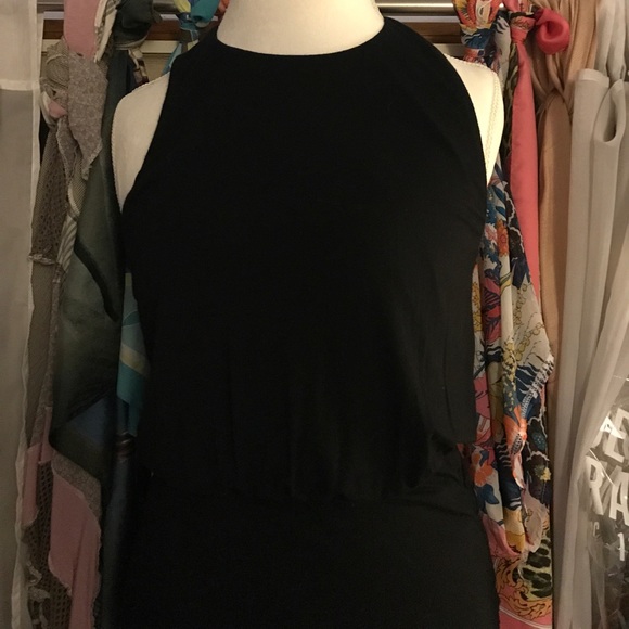Black Maeve Side Ruche Dress (From Anthro!) - Picture 2 of 5