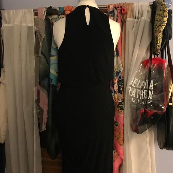 Black Maeve Side Ruche Dress (From Anthro!) - Picture 4 of 5