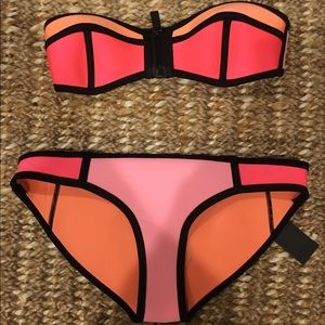 Strawberry Kiss Strapless Bandeau Triangl Bikini