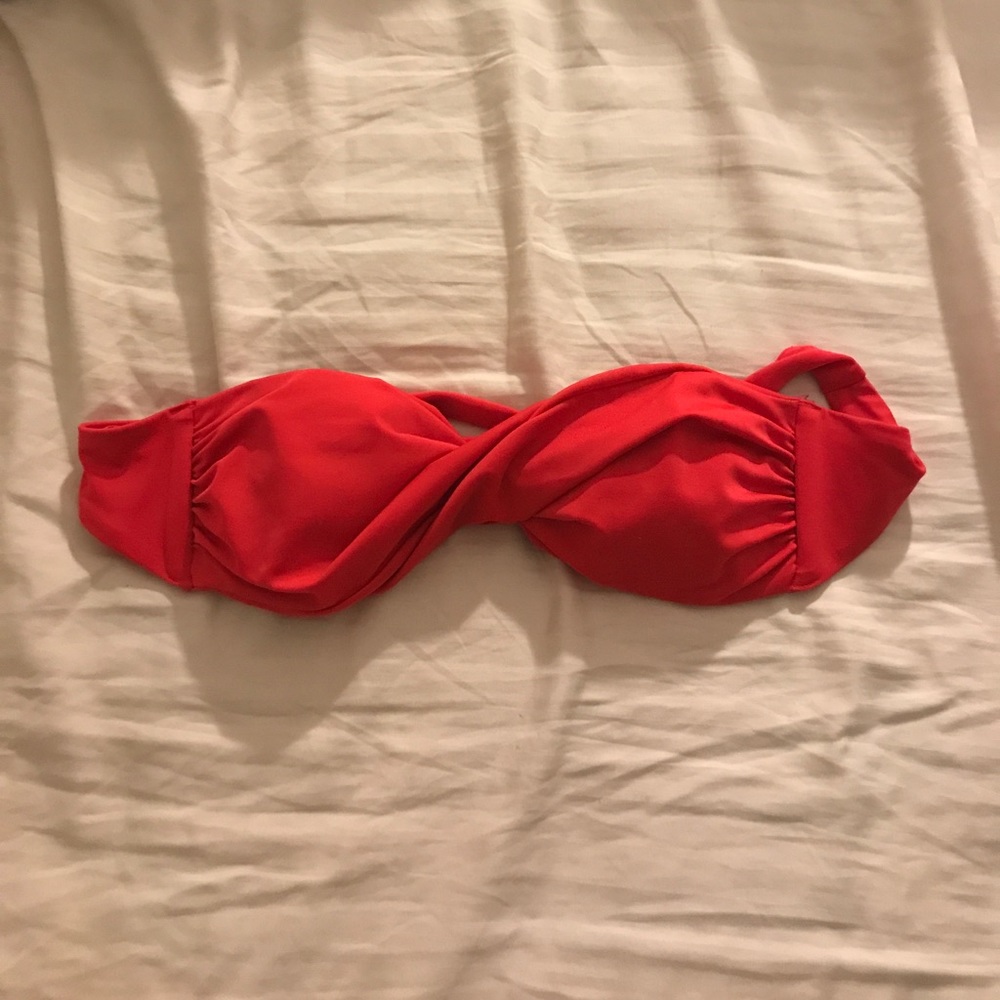 Strapless swim top!