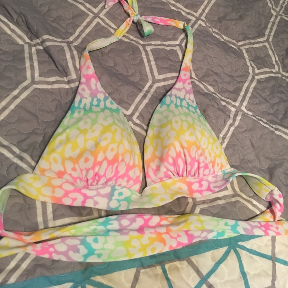 Victoria Secret Cheetah Swim Top