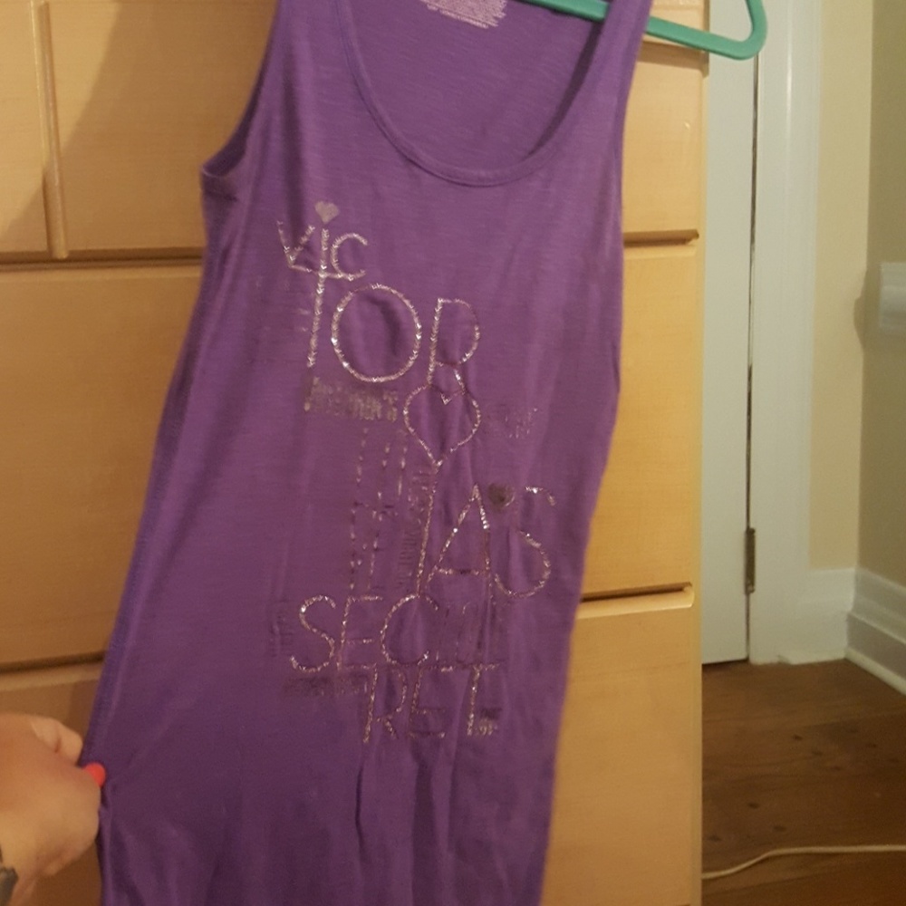 Purple Victoria's Secret tank top