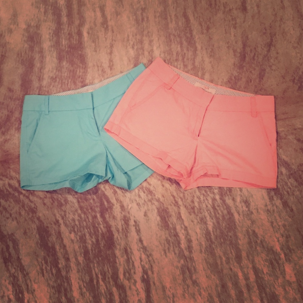 **TWO** pairs of J Crew Chinos