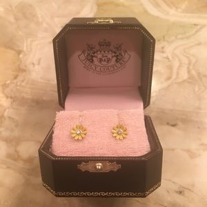 Juicy Couture Yellow Daisy Stud Earrings