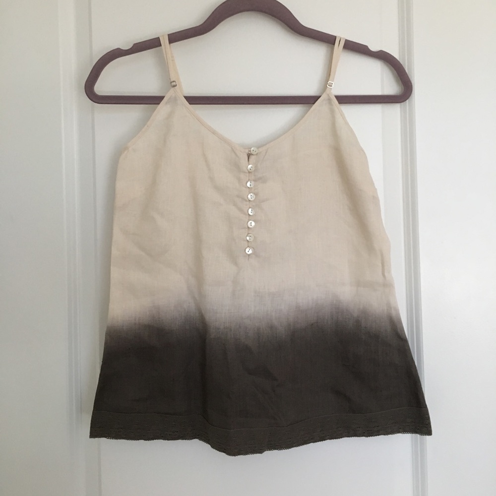 XS tie died Banana Republic top.