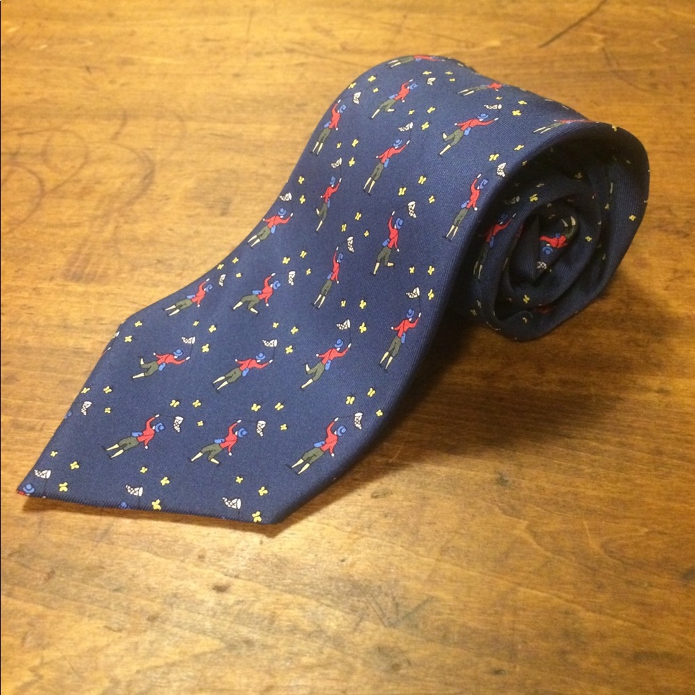 Navy Hermés Tie