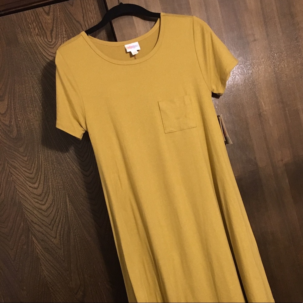 LuLaRoe Carly - XXS - Mustard Yellow
