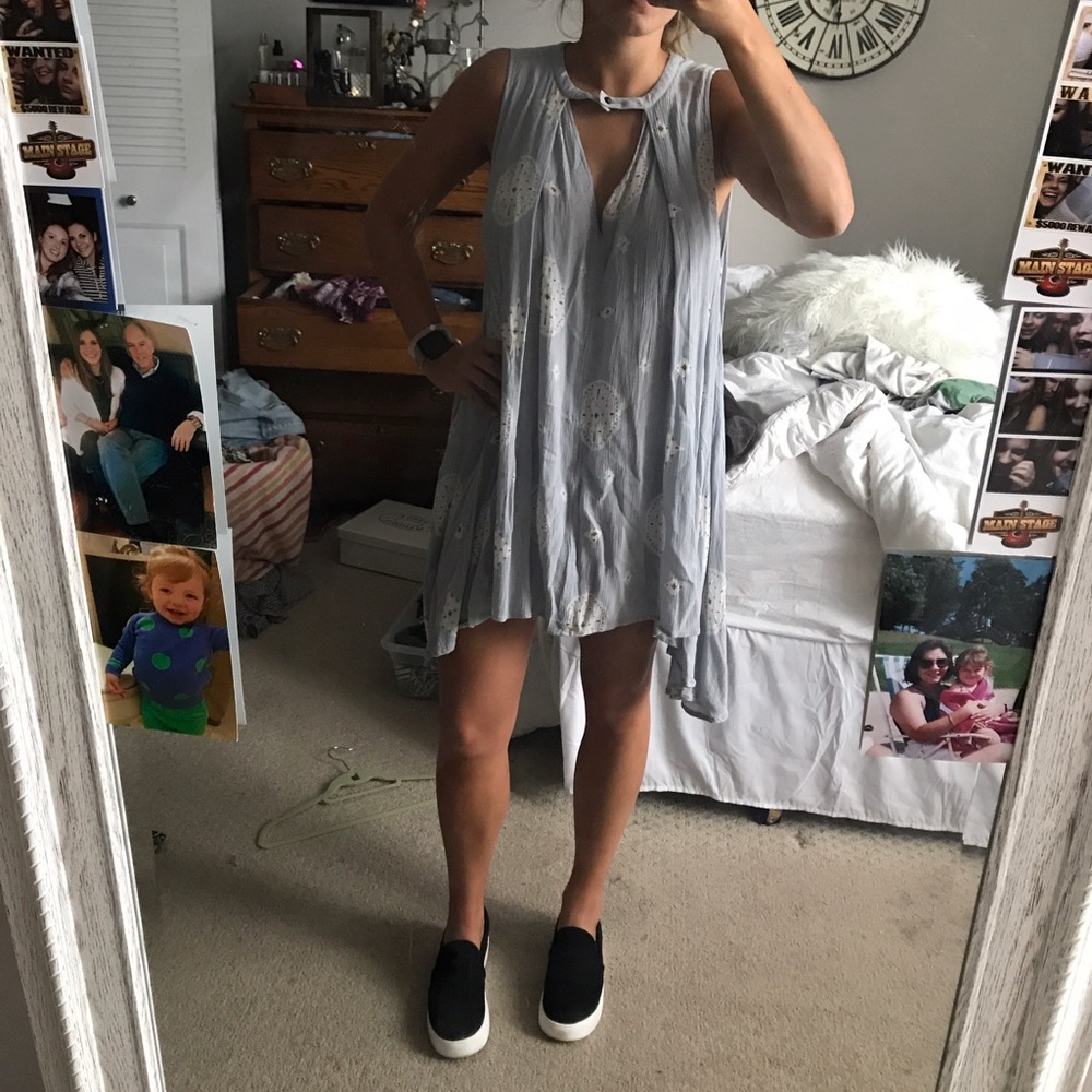 Light Blue Free People Dress - Picture 6 of 7