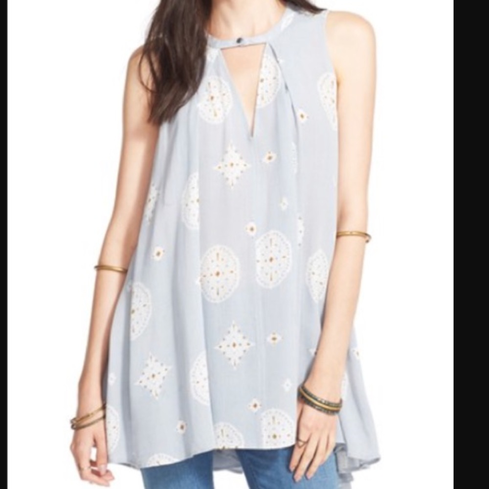 Light Blue Free People Dress