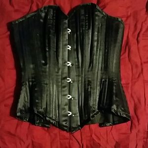 Sexy Steel boned black corset