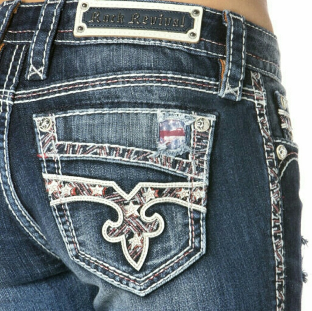 Rock Revival Carrieya 31 capri crops NWT
