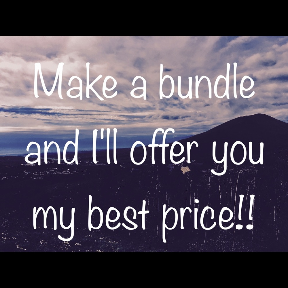 Bundle your likes & I'll make you a private offer!
