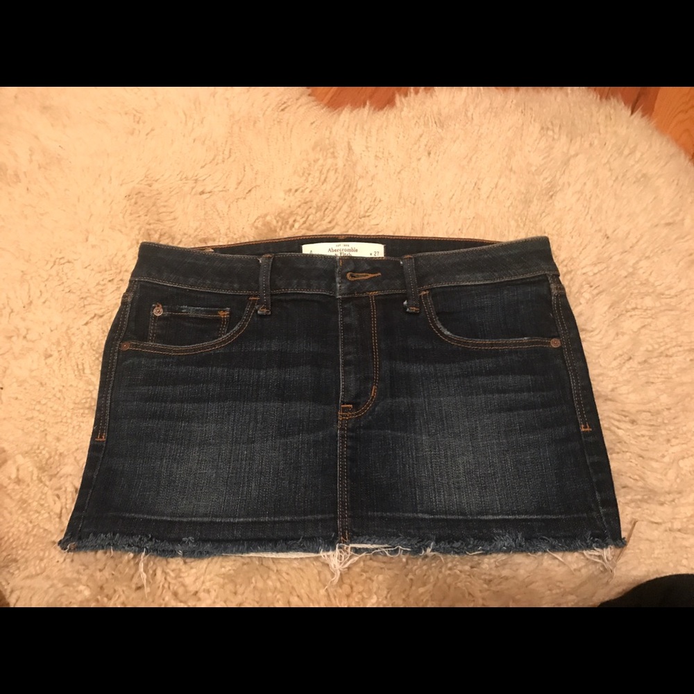 Abercrombie & Fitch denim mini skirt