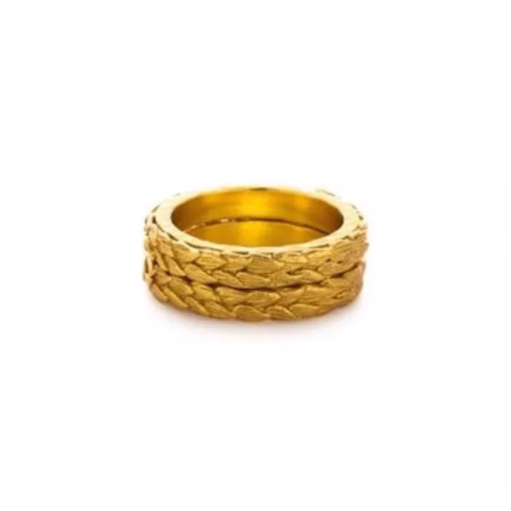 Julie Vos Gold Plated Stacked Rings (2)