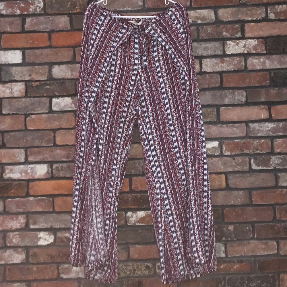 Flower Patterned Pants